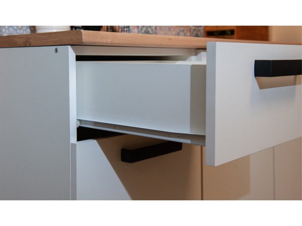 Кухня Ника Нео 1,8м (Ателье светлый/Белый)