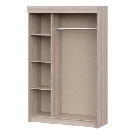 Шкаф-купе Бассо 1,3 м (Шимо светлый)
