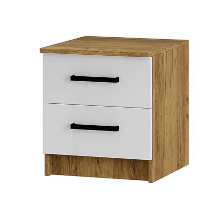 Евро тумбы ТБ-12 (2 шт в комплекте) (крафт/белый)