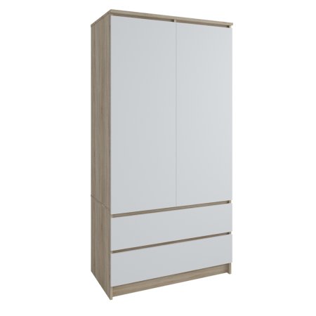 Мори Шкаф МШ 900.1 (Сонома/Белый)