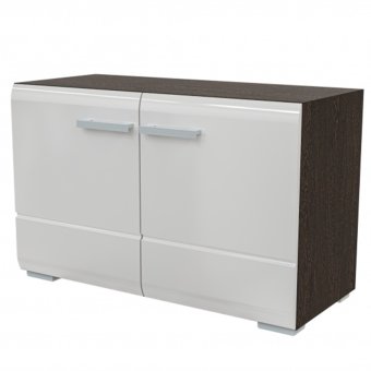 Вегас прихожая обувница снято с производства (Венге/Белый глянец)