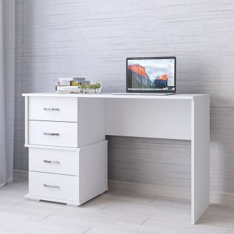 Стол письменный Сити 2 (Белый)