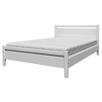 Вероника-1 кровать 120х200 + металлокаркас + комплект ножек (Белый античный)