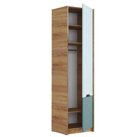 Rich Рич шкаф ШК-001 для детской (Мята/Сумеречный голубой)