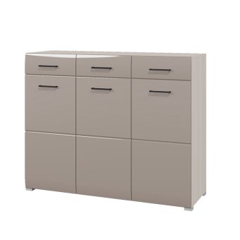 Ненси комод (Ясень шимо/Капучино глянец)