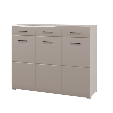 Ненси комод (Ясень шимо/Капучино глянец)