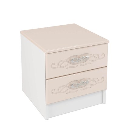 Венеция тумба прикроватная ТБ (белый/жемчуг)