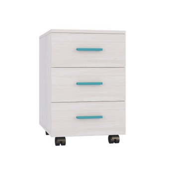 Тумба выкатная Каприз 4 детская (Анкор белый) ЦРК.КПР.04