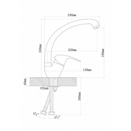 DR.Gans Смеситель РОНДО